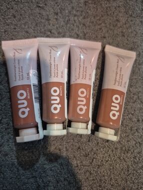 Lot Of 4 New QUO Beauty Featherweight Cream Blush. 13ml. Color Pure 59. Vegan